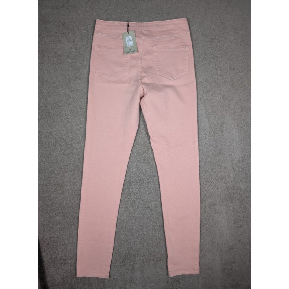 Denim & Co. Classic‎ Women's Size 8 Waist Stretch Jeggings Pink NWT - Picture 2 of 10